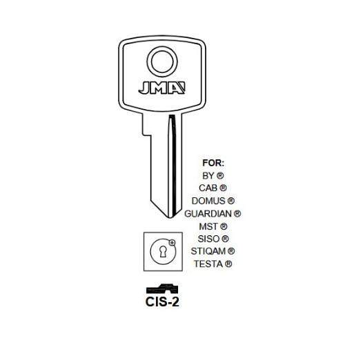 Key blank CIS-2