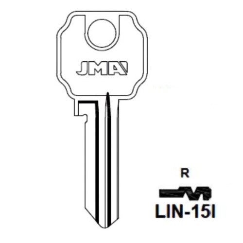 Key blank LIN-15I