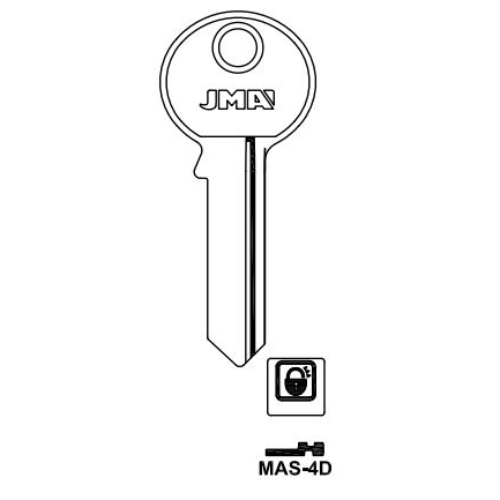 Key blank MAS-4D