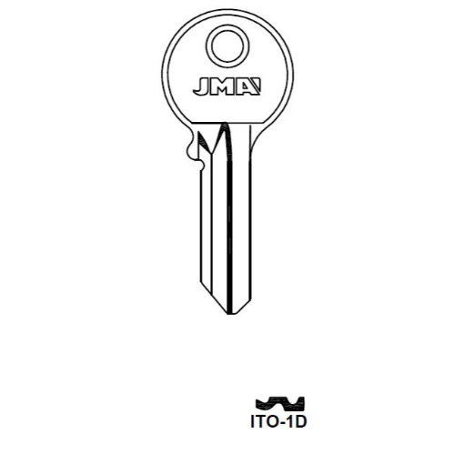 Key blank ITO-1D