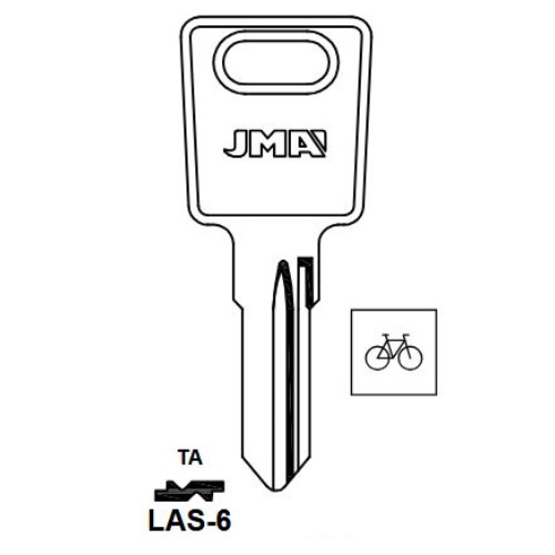 Key blank LAS-6