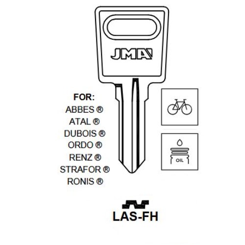 Key blank LAS-FH