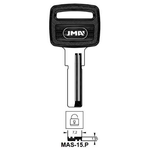 Key Blank MAS-15P