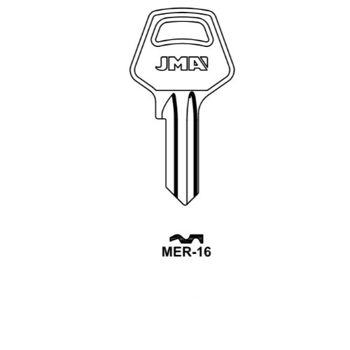 Key blank MER-16