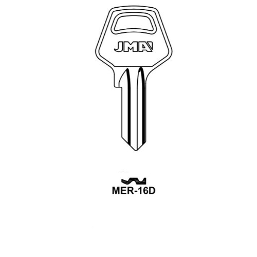 Key blank MER-16D