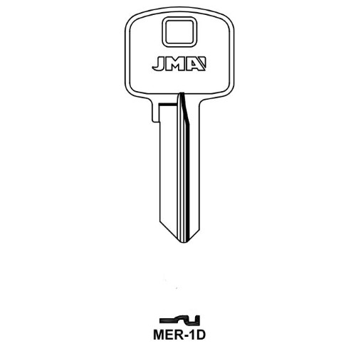 Key blank MER-1D