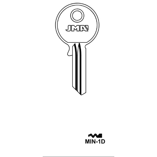 Key blank MIN-1D