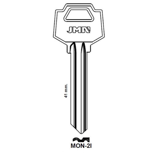 Key blank MON-2I