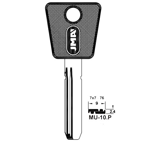 Key Blank MU-10P