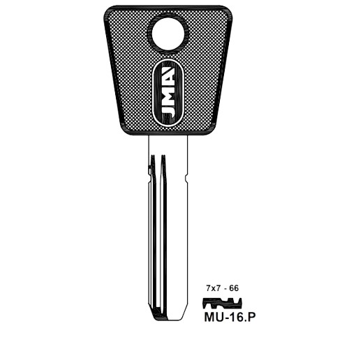 Key Blank MU-16P