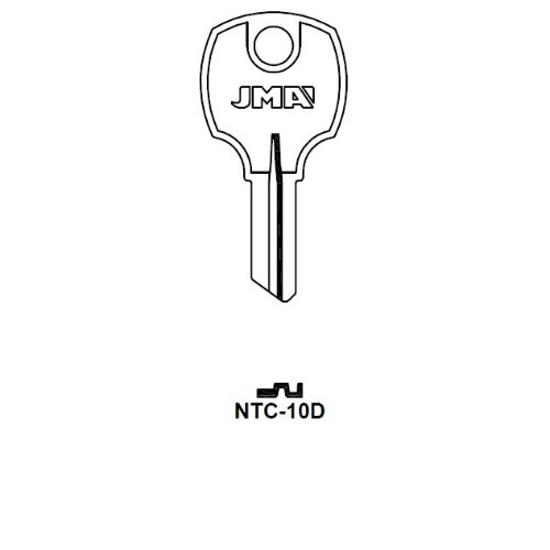 Key blank NTC-10D
