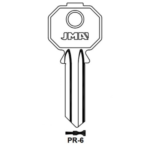 Key blank PR-6