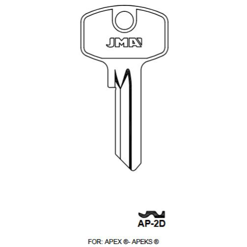 Key blank AP-2D
