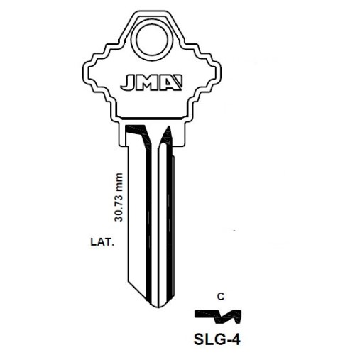 Key blank SLG-4