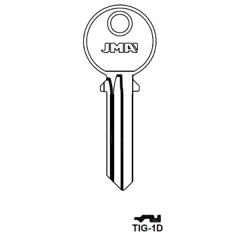 Key blank TIG-1D