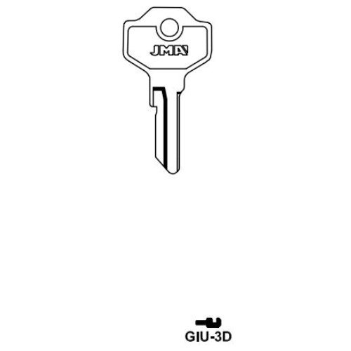 Key blank GIU-3D