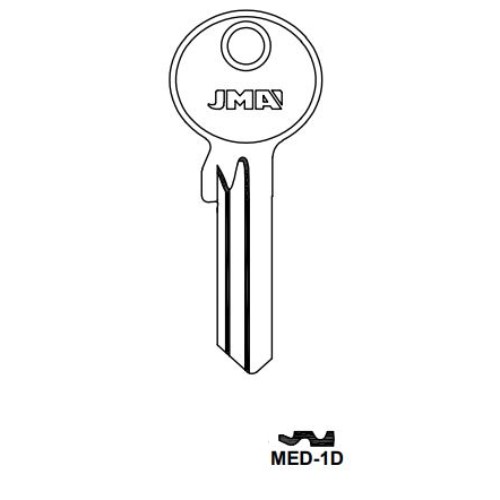 Key blank MED-1D