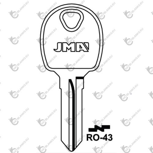 Key blank RO-43