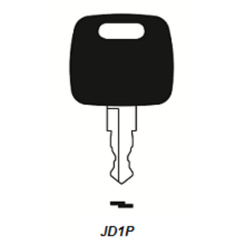 Key blank JD1P  JOHN DEERE
