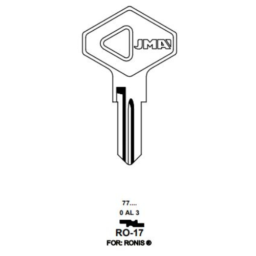 Key blank RO-17