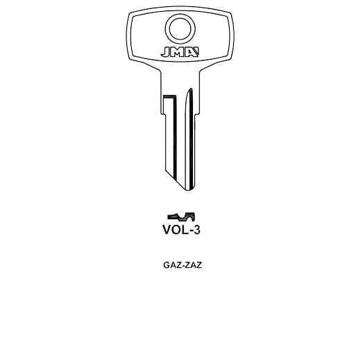 Key blank VOL-3