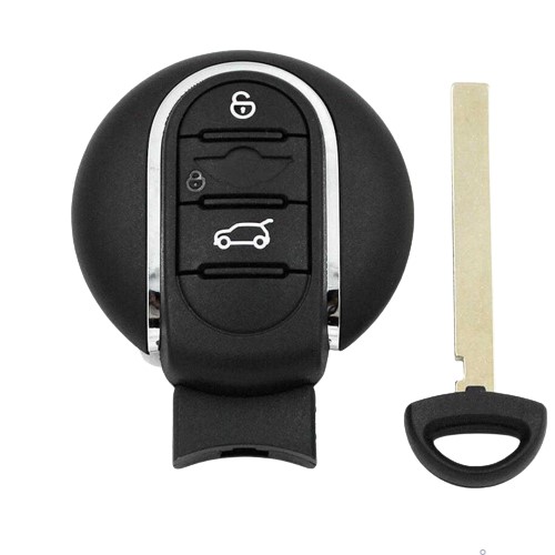 3 button smart key shell, fits for BMW Mini Cooper