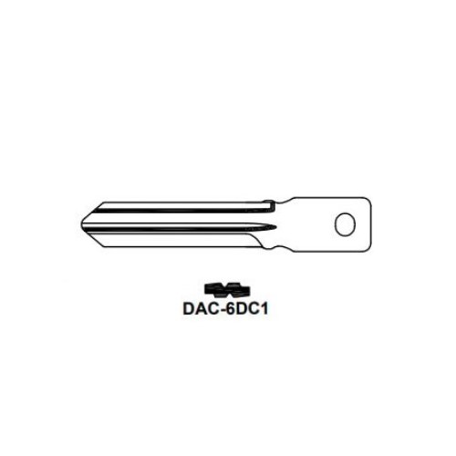 Key blank DAC-6DC1