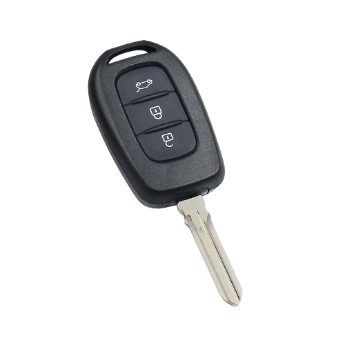 3 button key shell, fits DACIA