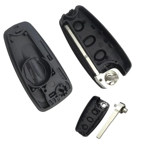 2 button open key shell with FO-24.P blade, fits Ford Transit - Image 2