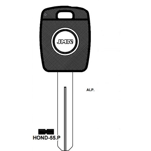 Transponder key blank TP00HOND-55.P
