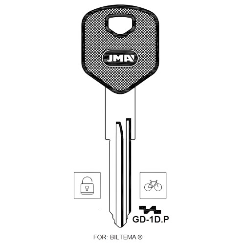 Key blank GD-1D.P