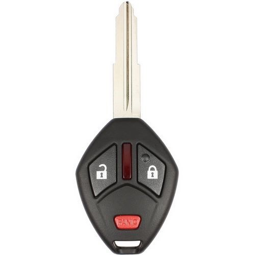 2+1 button remote key shell with MIT-8D.P blade, fits Mitsubishi