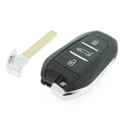 Peugeot smart key shell with CIT-1P blade
