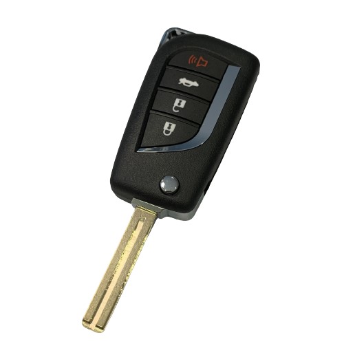 Toyota 3+1 button remote key blank with TOYO-36P blade
