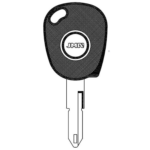 Transponder key with TP00NE-38P4 blade, fits Renault