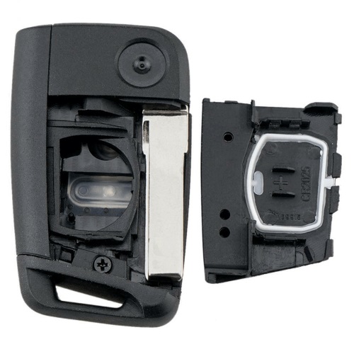 3 button key shell with HU-HAAP1, fits VW Golf MK7,  Skoda Octavia, Seat - Image 2