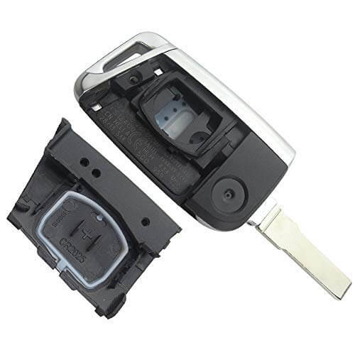 Key shell with HU-HAAP1 blade, fits VW Golf MK7,  Skoda Octavia, Seat - Image 2