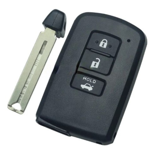 3 button smart remote key shell, fits Toyota