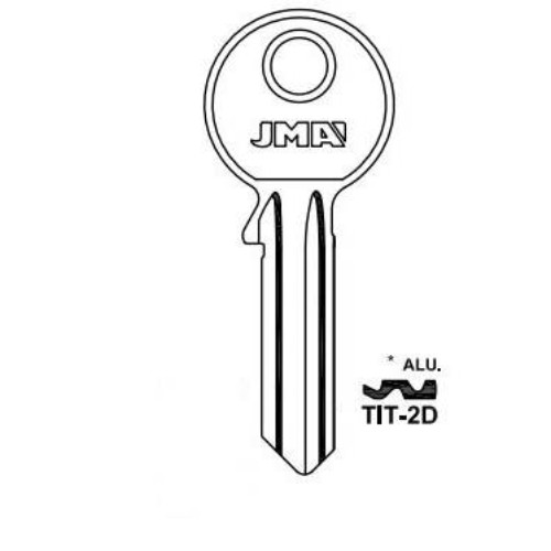 Key blank TIT-2D