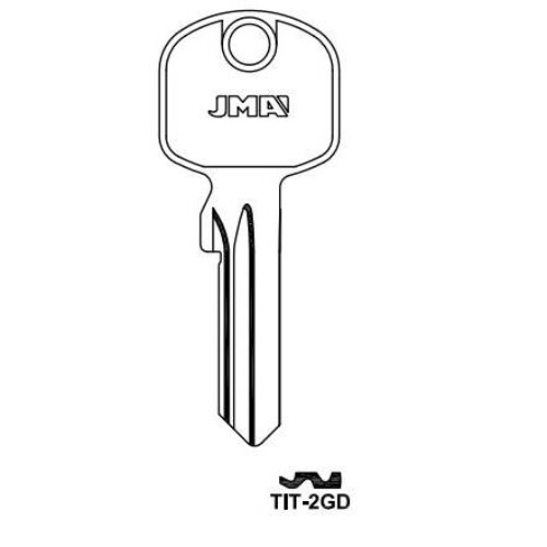 Key blank TIT-2GD