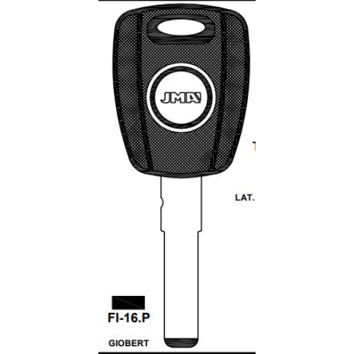 Transponder Key blank TP00FI-16P