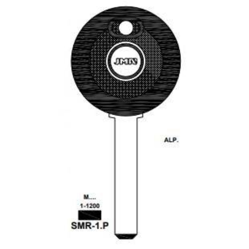Transponder Key blank TP00SMR-1P