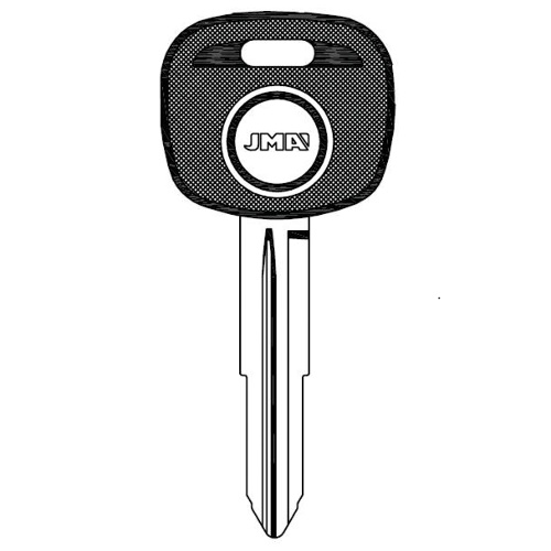 Transponder Key blank with TP00MIT-12P blade, fits Mitsubishi