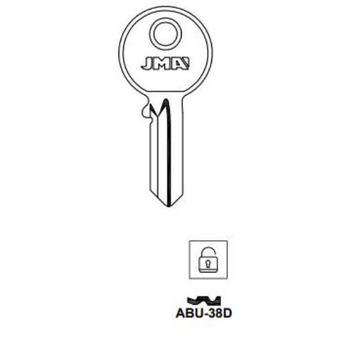 Key blank ABU-38D