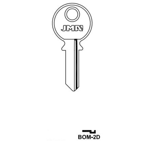 Key blank BOM-2D