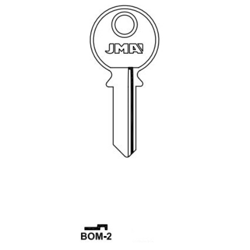 Key blank BOM-2