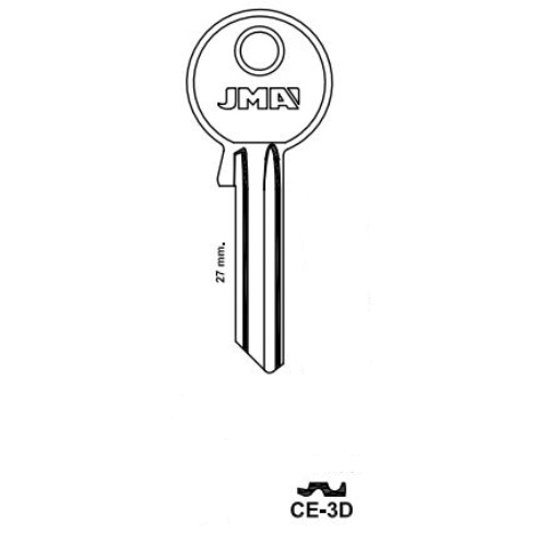 Key blank CE-3D