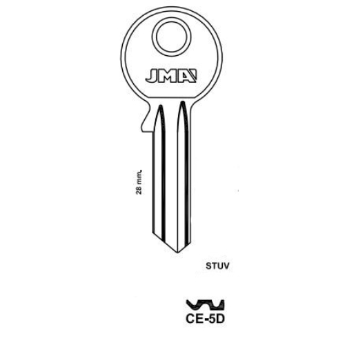 Key blank CE-5D