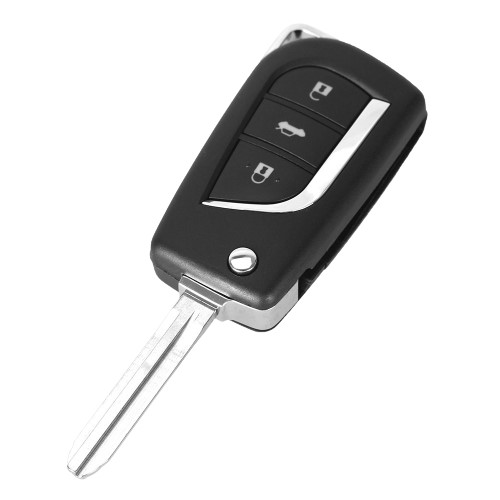 3 button remote key shell with CIT-1P blade, fits Toyota