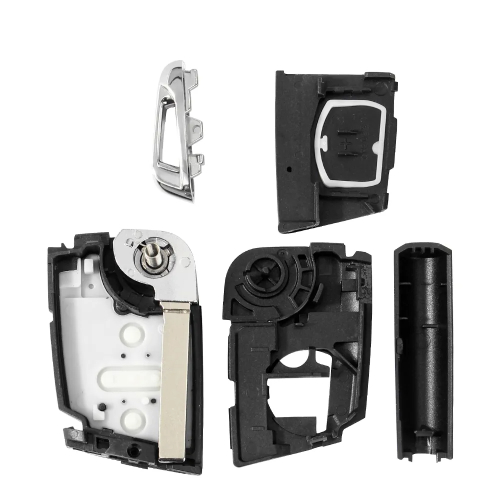 3 button remote key shell with HU162T blade, fits VW MQB - Image 3